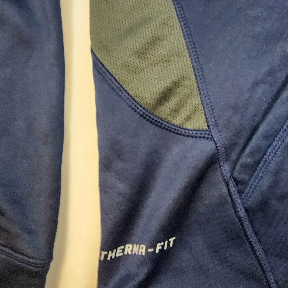 Penn State Nittany Lions‎ Sweatshirt Nike Therma Fit Fleece Mens Size Large Blue